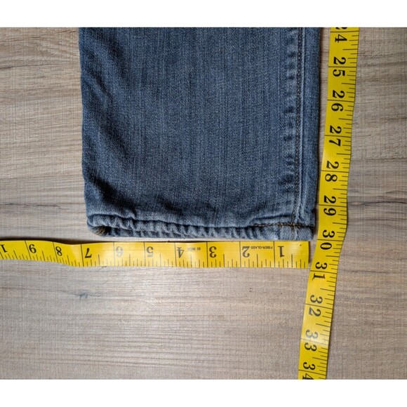 Eddie Bauer Size 10 Flannel Lined Jeans Relaxed Boyfriend Fit Warm Cotton Blend - Picture 9 of 10